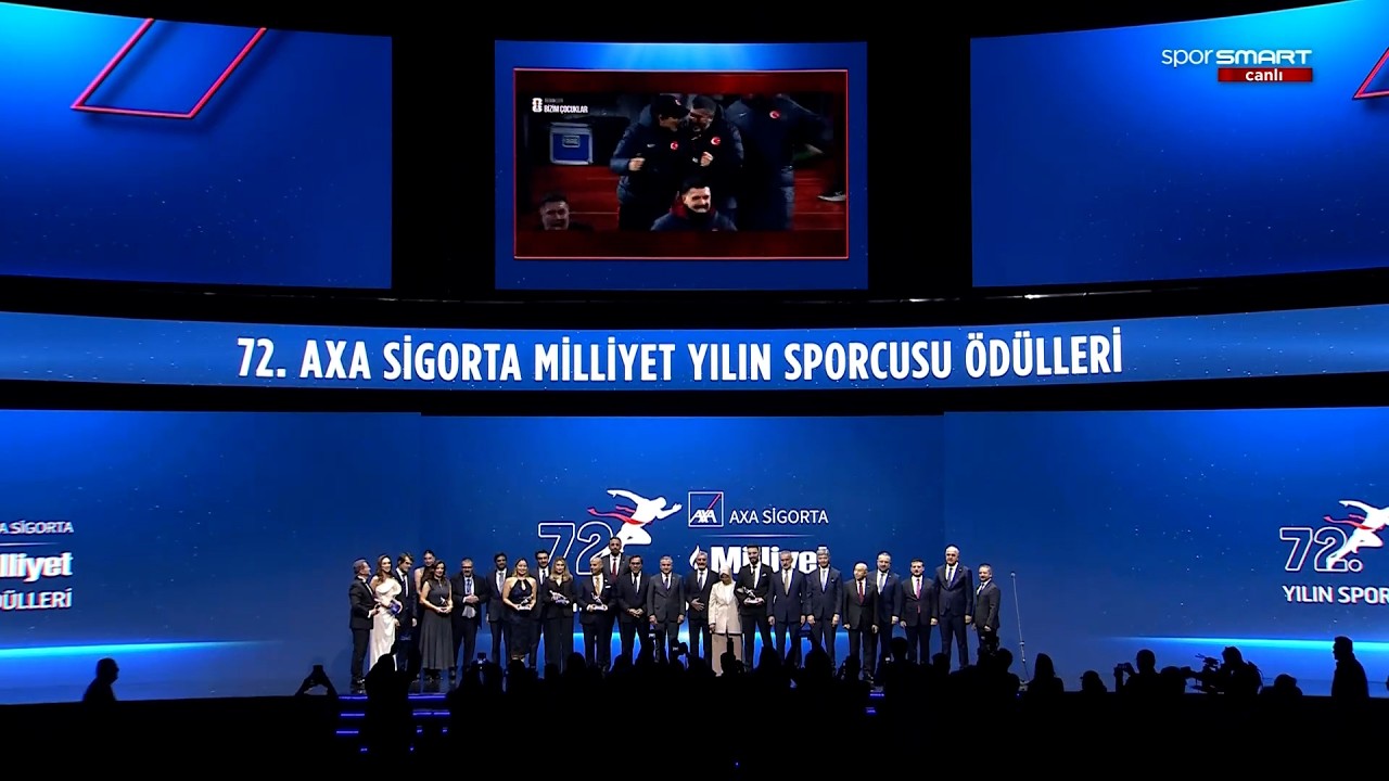 AXA Sigorta 72. Milliyet Yılın Sporcusu &Ouml;d&uuml;lleri