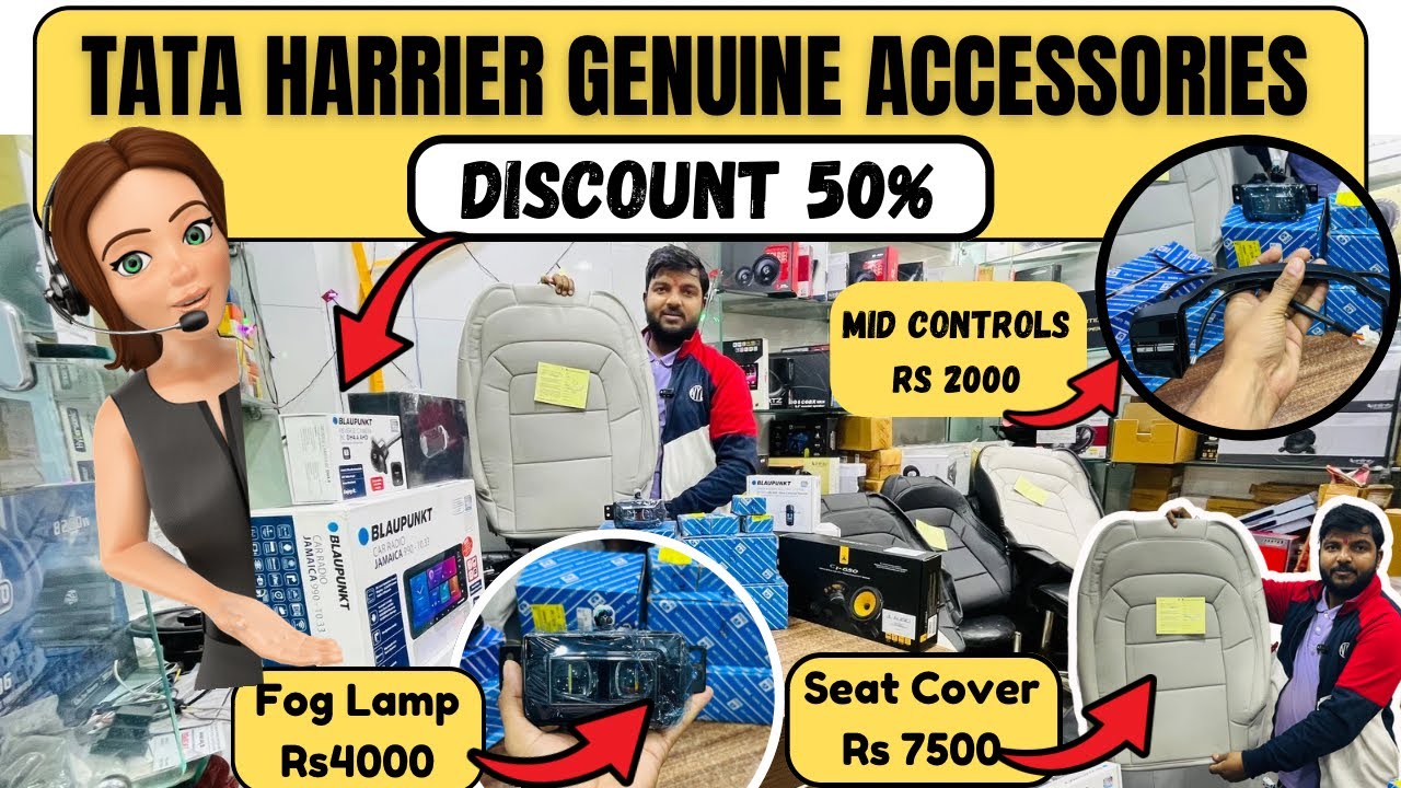 Tata Harrier Genuine Accessories with Price | Tata Harrier modification | Tata Harrier Modified