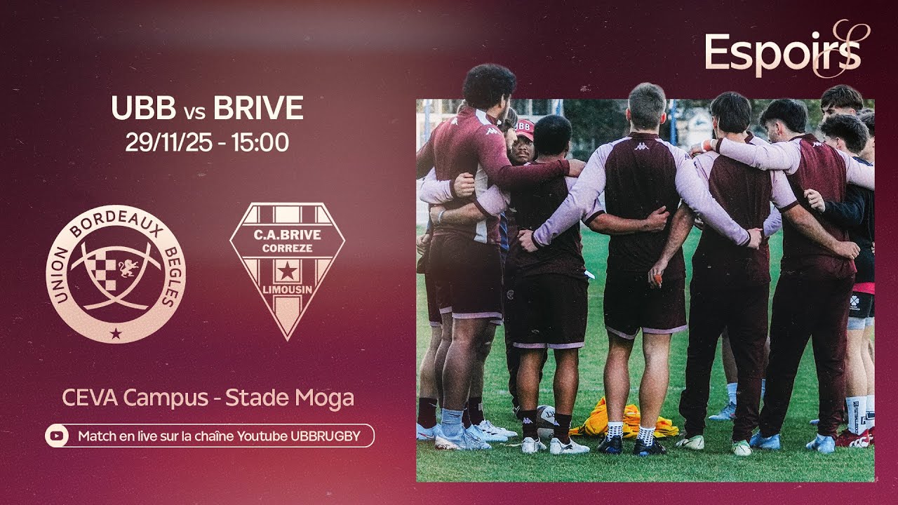 Espoirs UBB - CA Brive (J8 - 2025-2026)