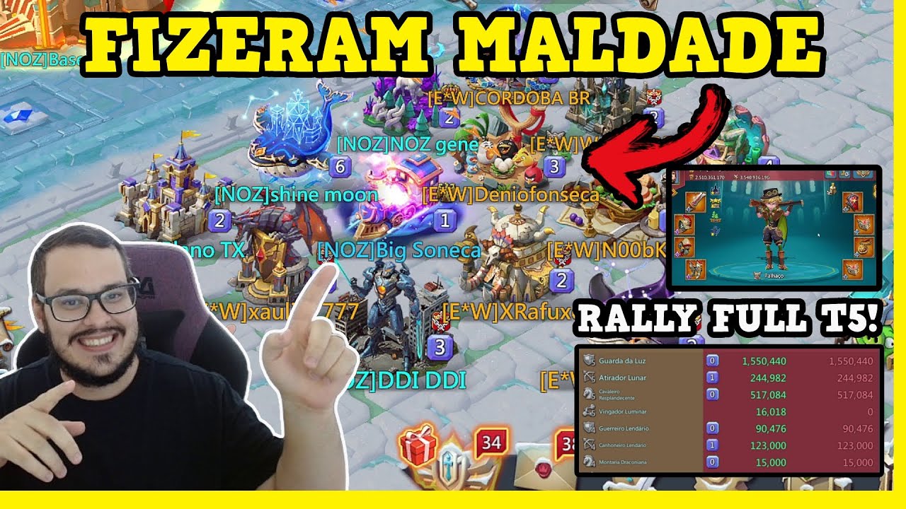 Big Soneca VIROU ALVO DO DENIOFONSECA da EW! Lords Mobile