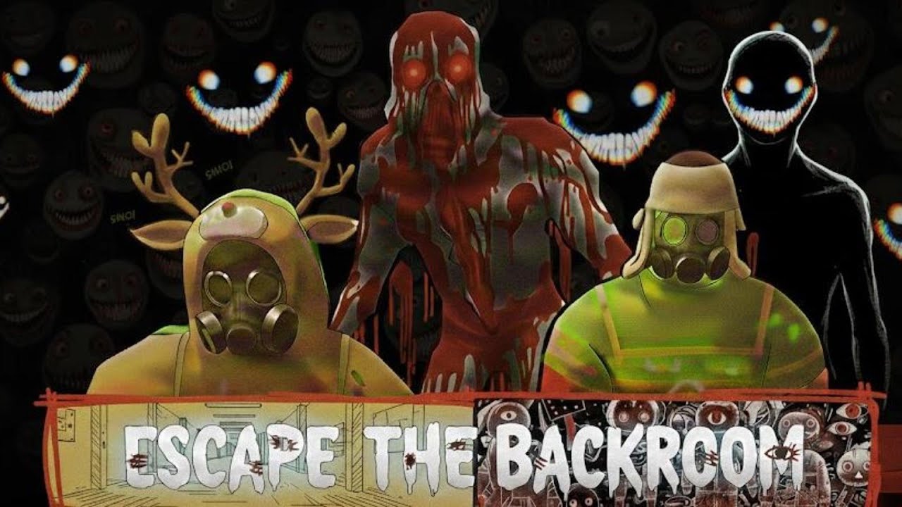 On explore les backroom avec Kykouille et Lulu ( Escape The Backroom )