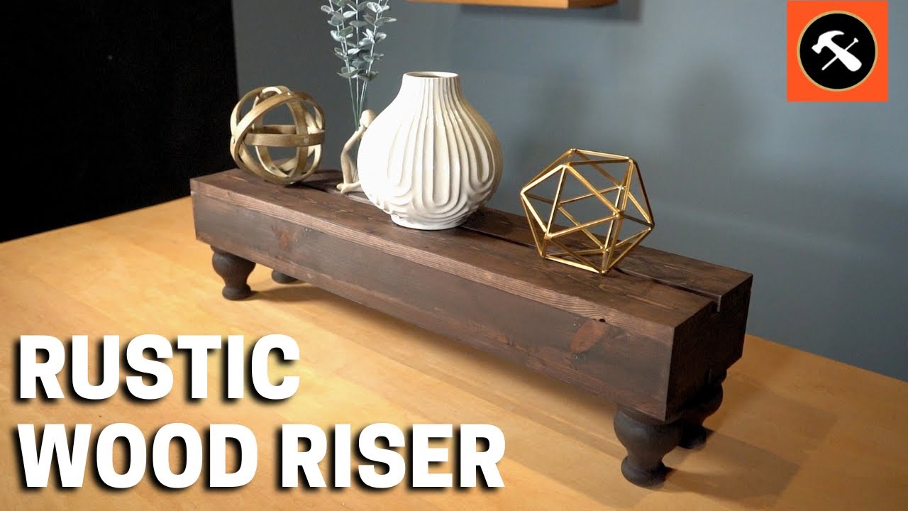 How to Make a Rustic Wood Riser | Builder's Studio | Osborne Wood
