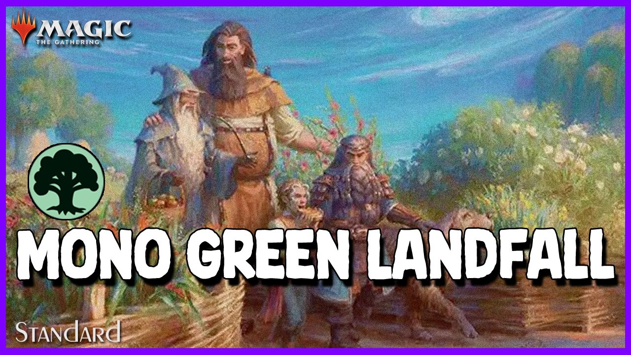 Mono Green Landfall 🌳🌳🌳 // HOB Standard // Magic: the Gathering Arena