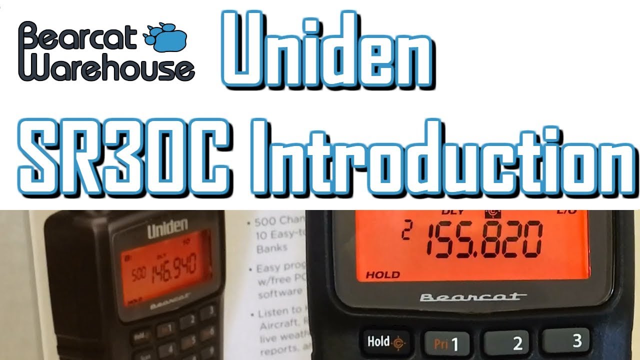 Введение в Uniden SR30C
