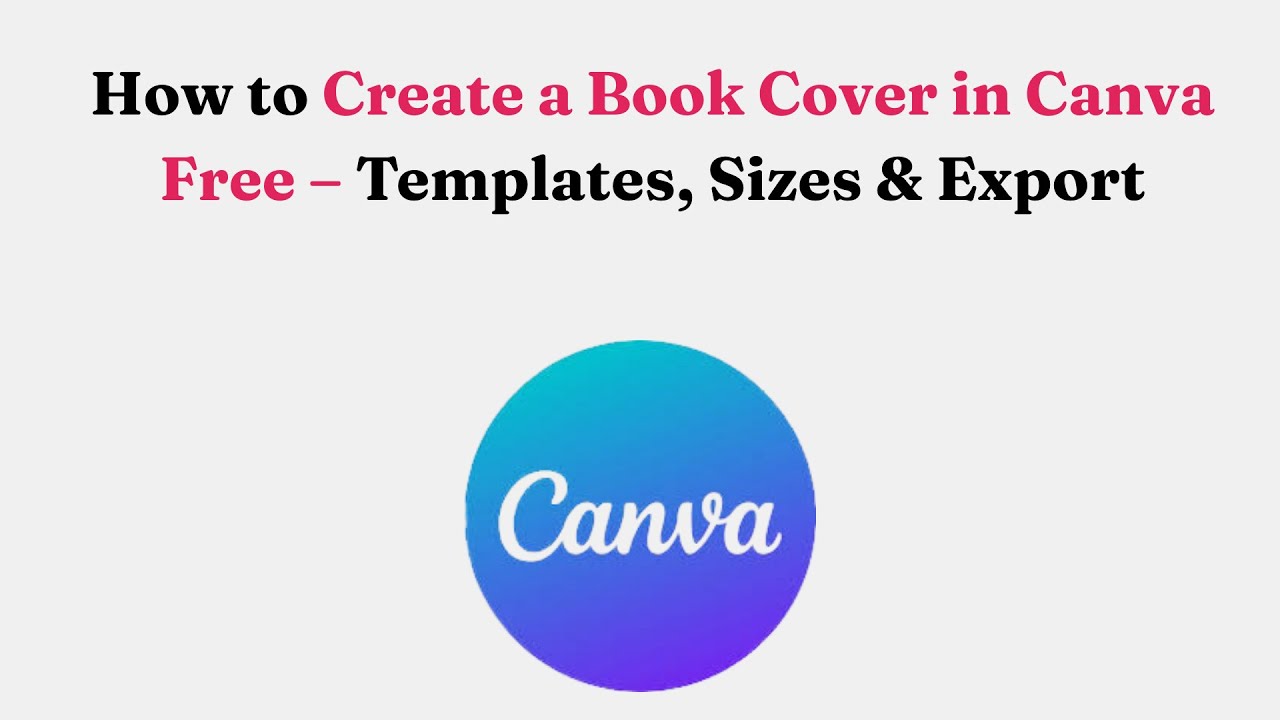 Как создать обложку книги в Canva бесплатно – шаблоны, размеры и экспорт