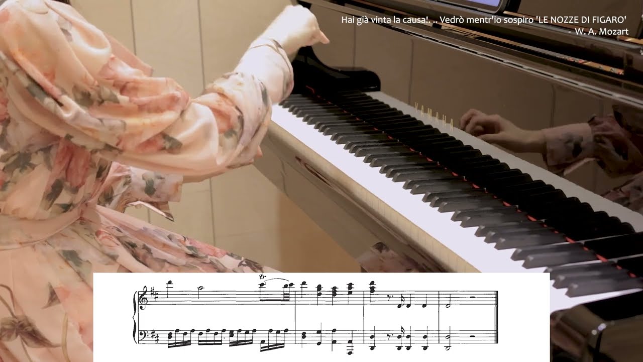 Hai già vinta la causa 'LE NOZZE DI FIGARO'  - W.A. Mozart / piano accompaniment / 성악반주 / Aria / mr