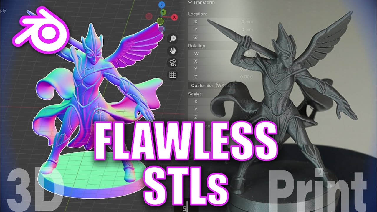 Prepare any STL for 3D Printing in Blender with 3D Print Toolbox addon!