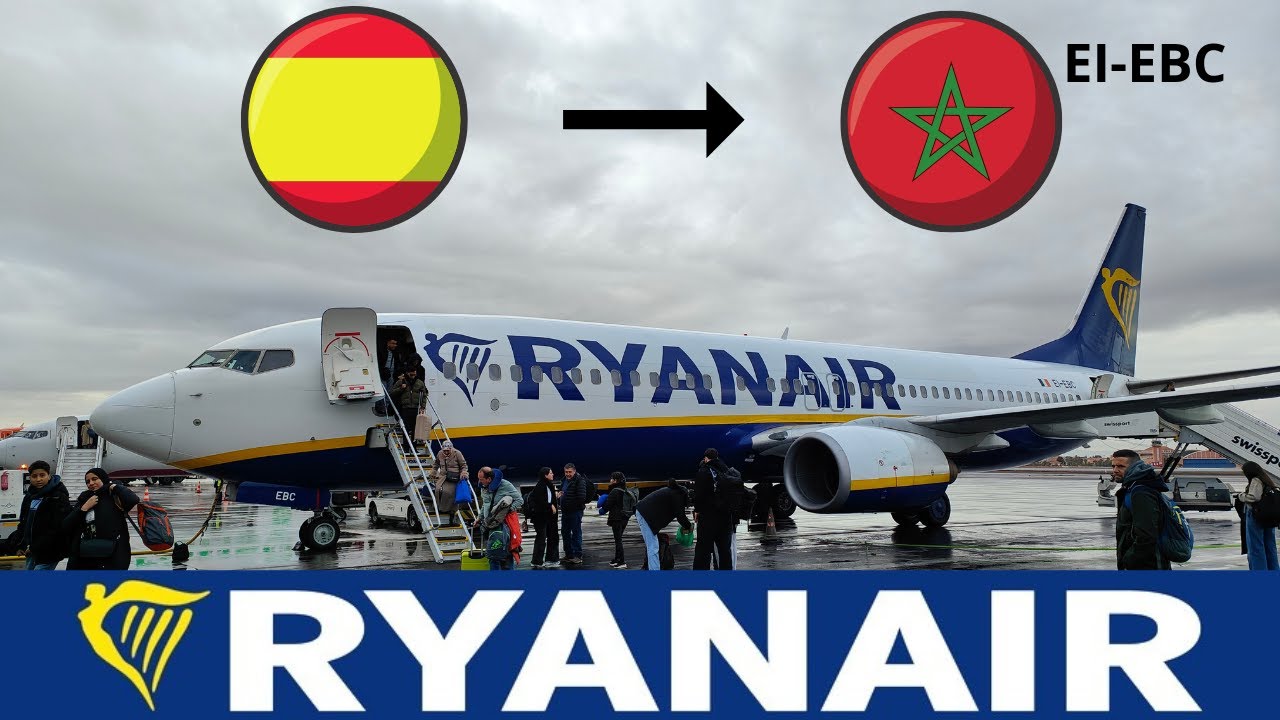 Madrid to Marrakech Menara | RYANAIR | TRIP REPORT | Boeing 737-800 | #TripReport#RYANAIR#B737