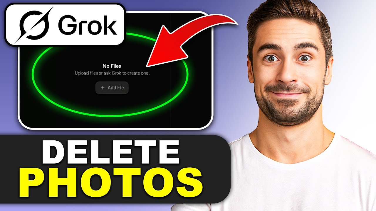 Как удалить фотографии в Grok AI в 2026 году
