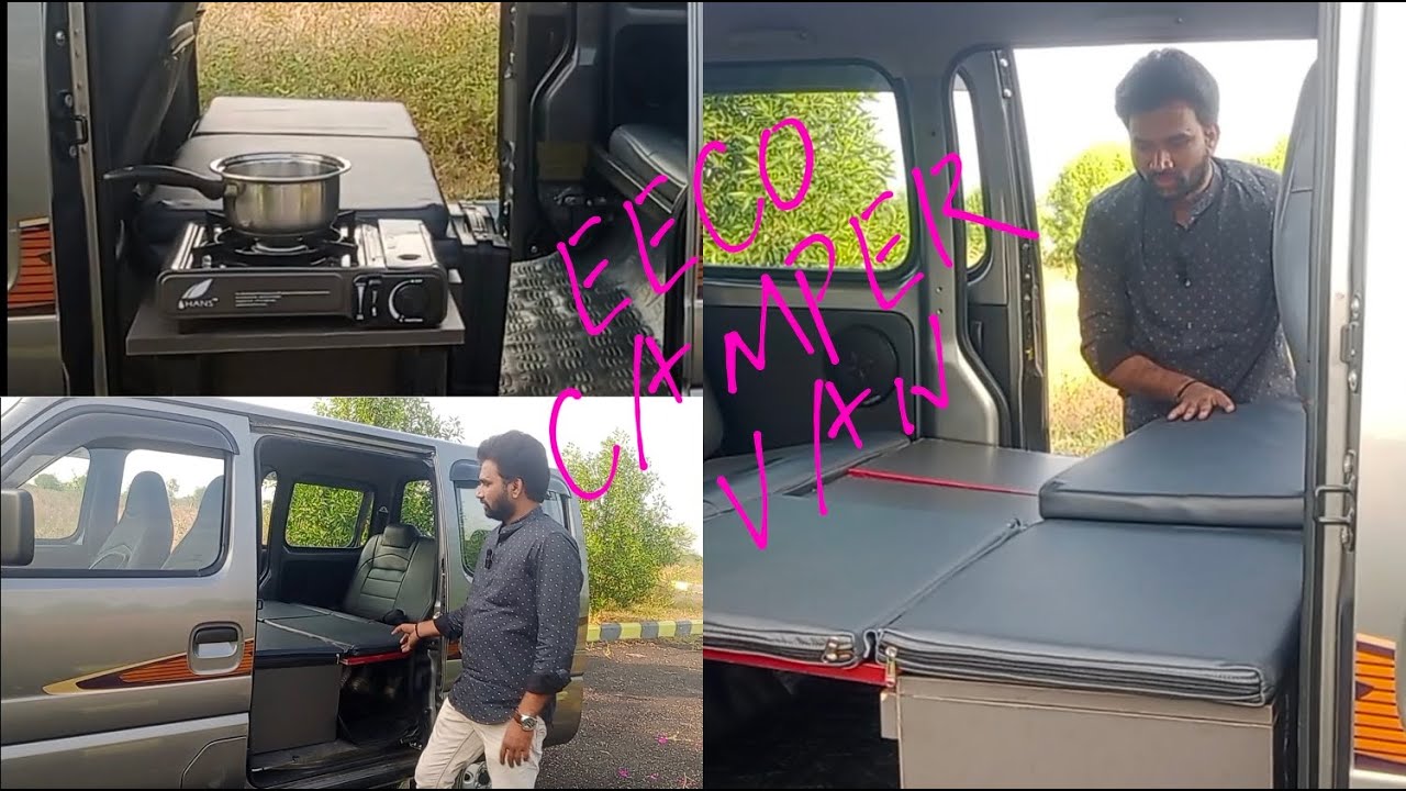Maruthi EECO Camper van|| Eeco Modification|| 5 Seater to 8 Seater || Bed Conversion|| Eeco BS6||