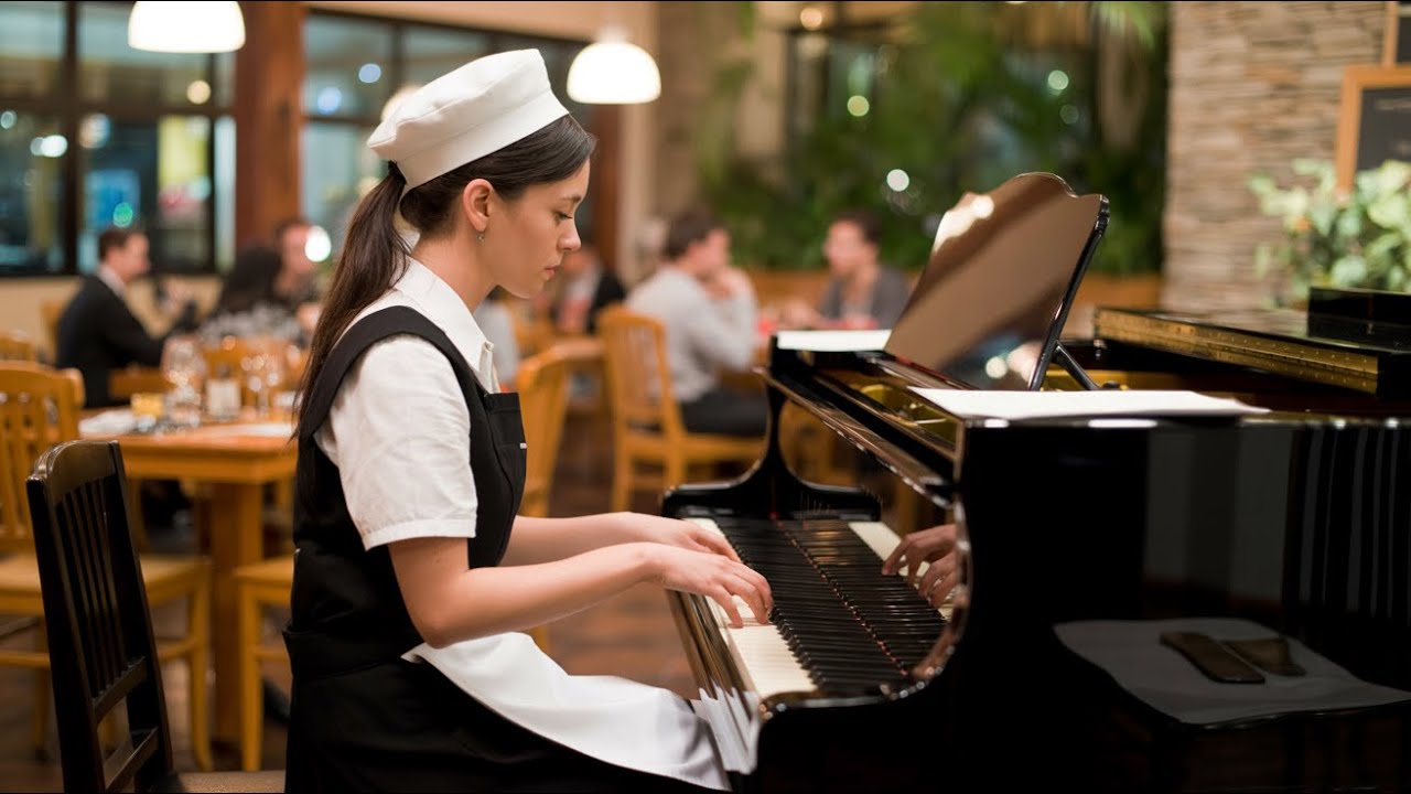 Quiet Waitress, Powerful Piano — The Crowd Couldn’t Believe It