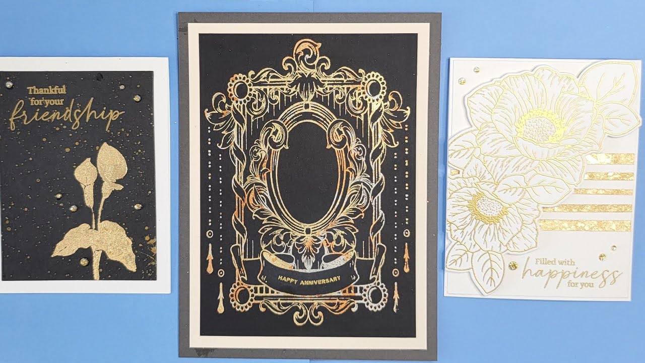 😍 WOW 😍 USING YOUR STAMPS FOR GILDING FLAKES. 😍 MUST SEE 😍