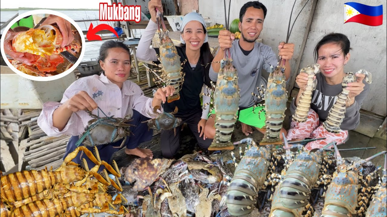 Niluto Na Ang Nahuling Namin Lobsters And Crabs Mantis Shrimp|Catch Clean And Cook 