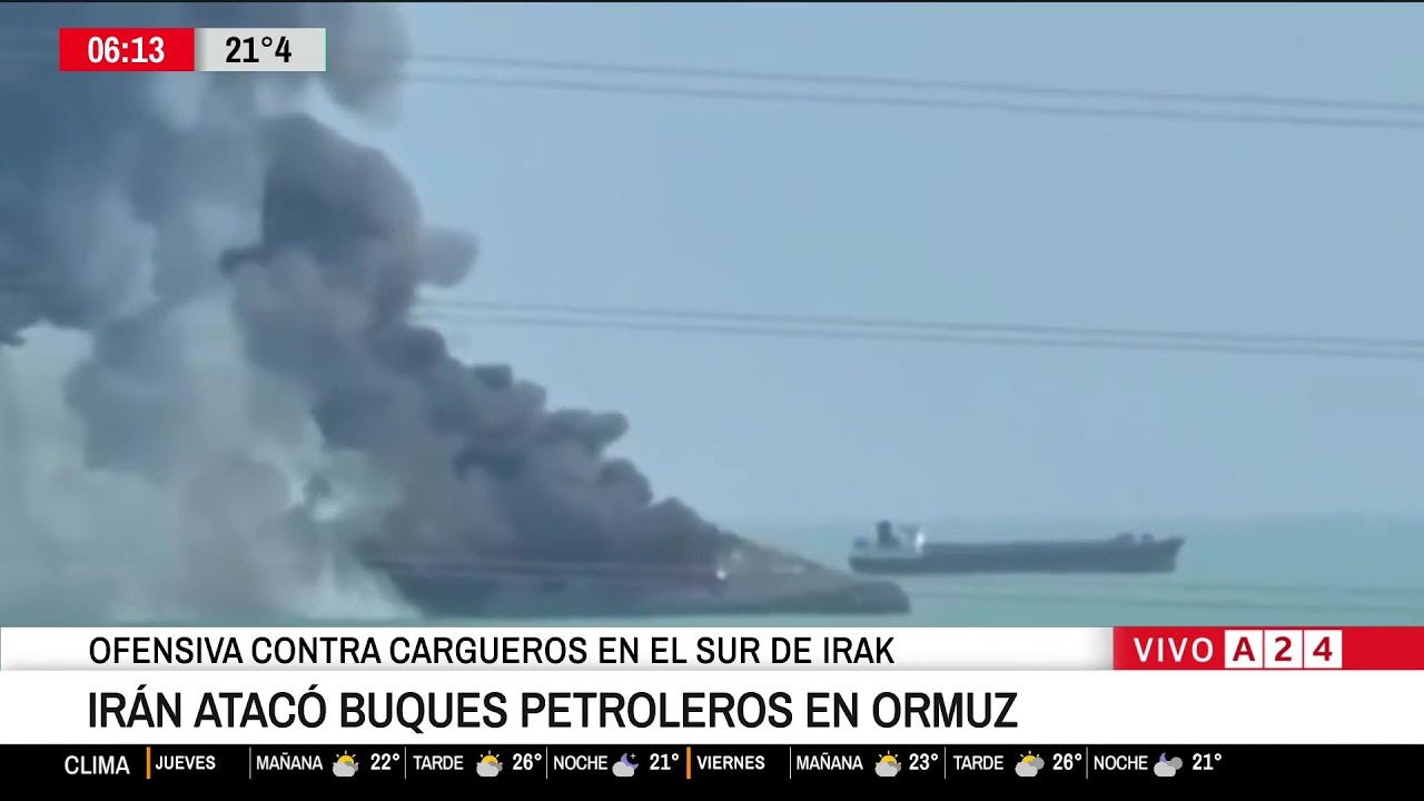📢 OFENSIVA CONTRA CARGUEROS EN L SUR DE IRAK: IRÁN ATACÓ BUQUES EN EL ESTRECHO DE ORMUZ