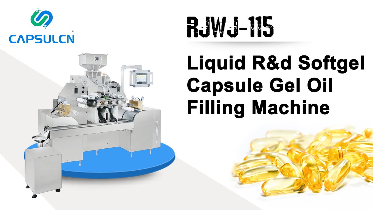 RJWJ-115 Liquid R&d Softgel Capsule Gel Oil Filling Machine