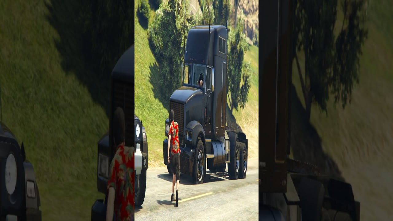 GTA V | MICHAEL BLAST TRUCK FOR NO REASON | 