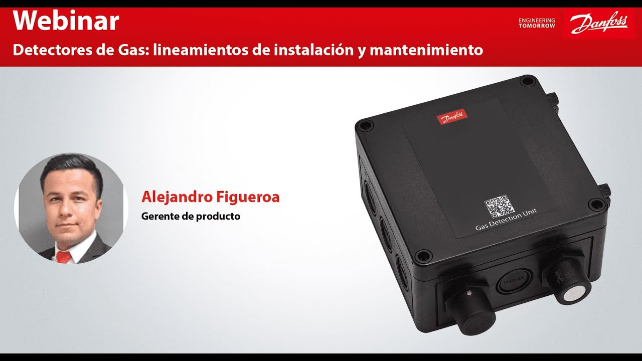 Webinar: Detectores de Gas  lineamientos de instalación y mantenimiento