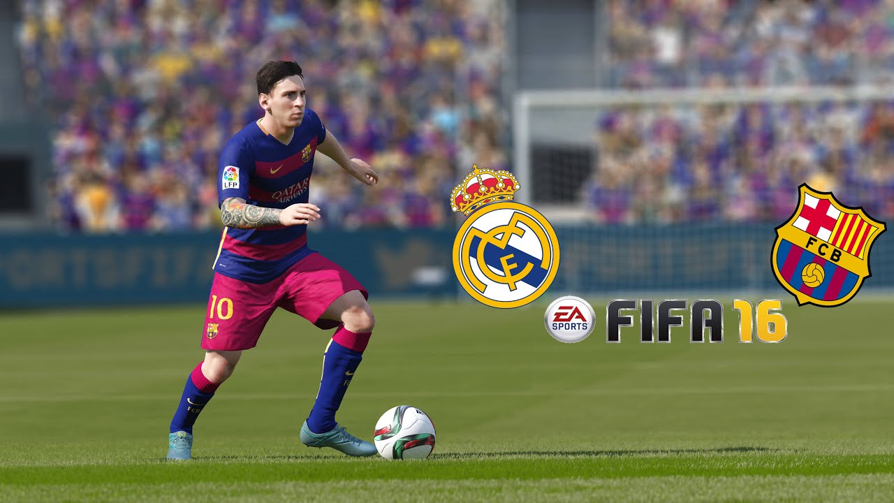 Fifa 16 - Gameplay (Real Madrid VS Barcelona) (FULL MATCH) [HD/60FPS]