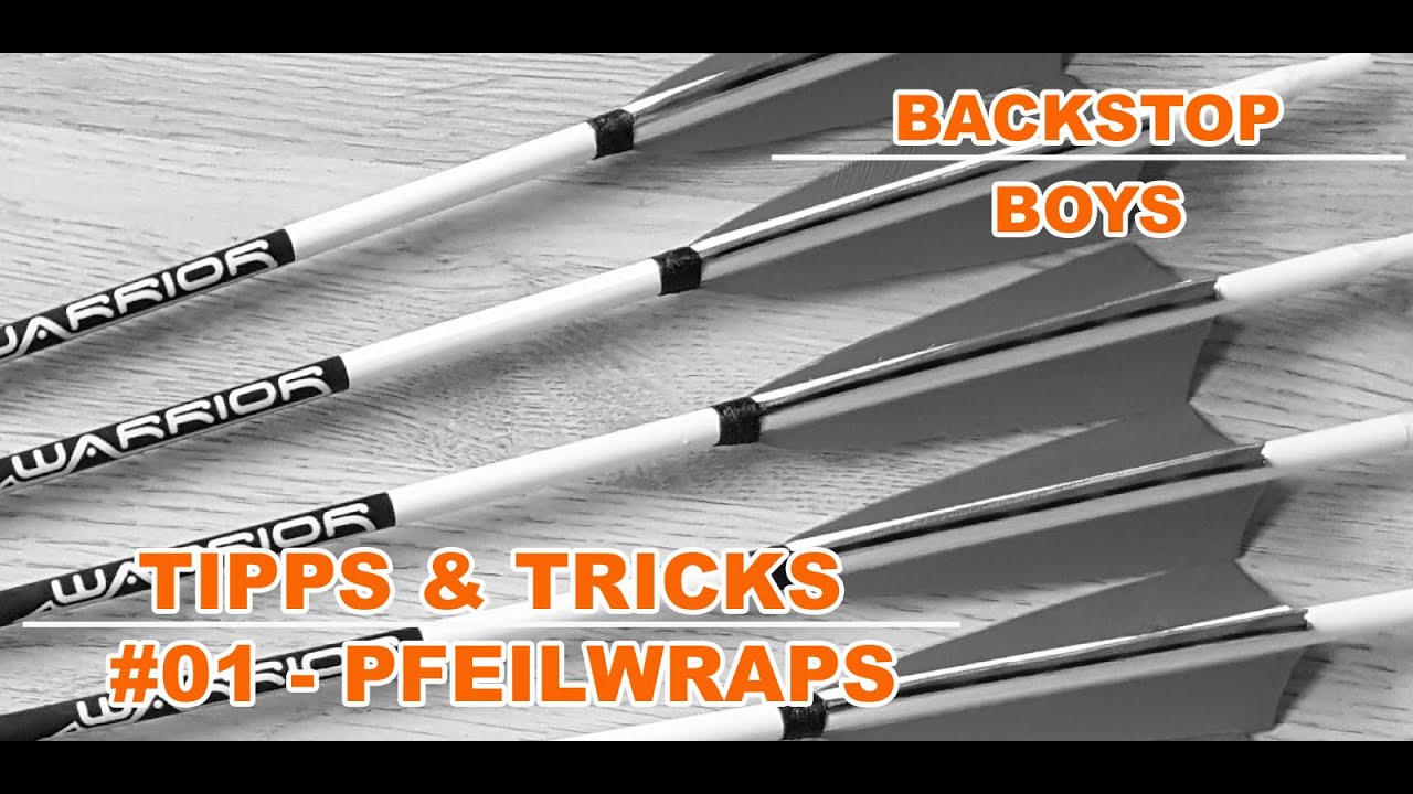 Was sind Pfeilwraps - und wie werden diese am Pfeil angebracht?
