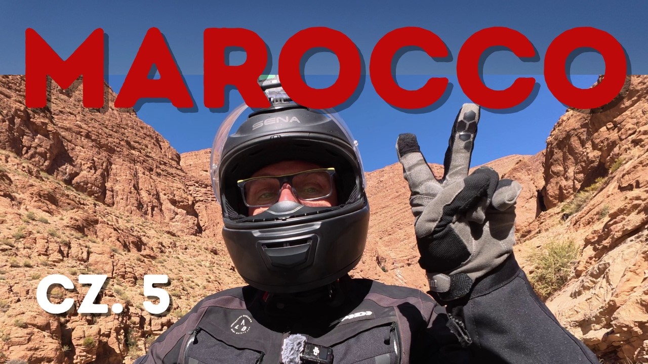 Śnieg i cisza drogi - Maroko Solo Ride | odcinek 05 | Słoneczne ośnieżone przełęcze Atlasu Wysokiego