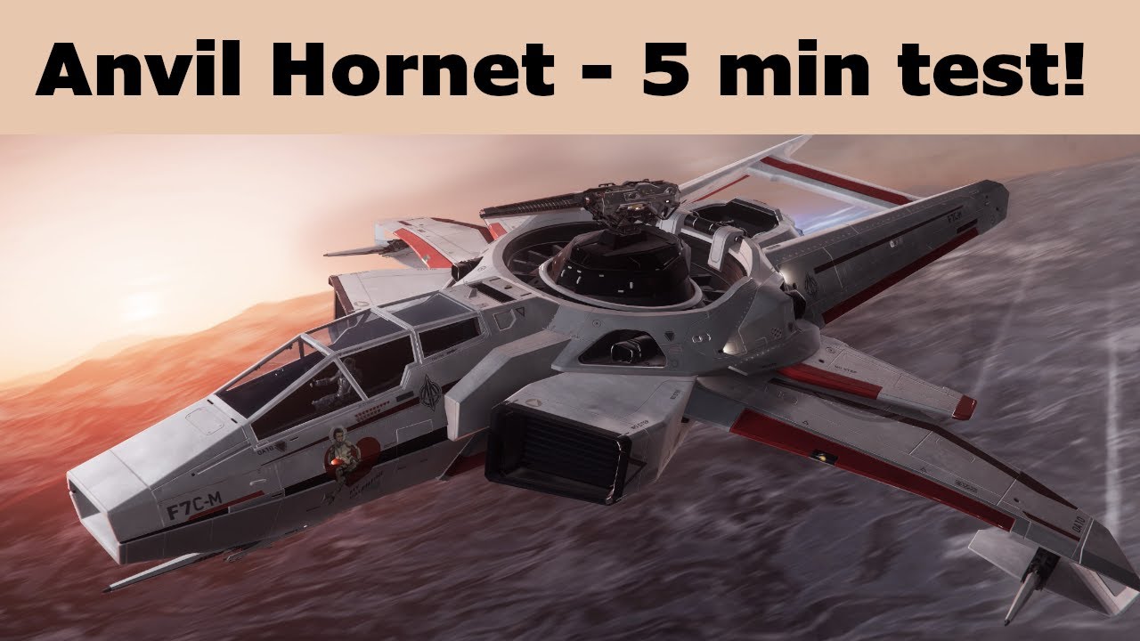 Star Citizen: Anvil Hornet test in 5 minutes