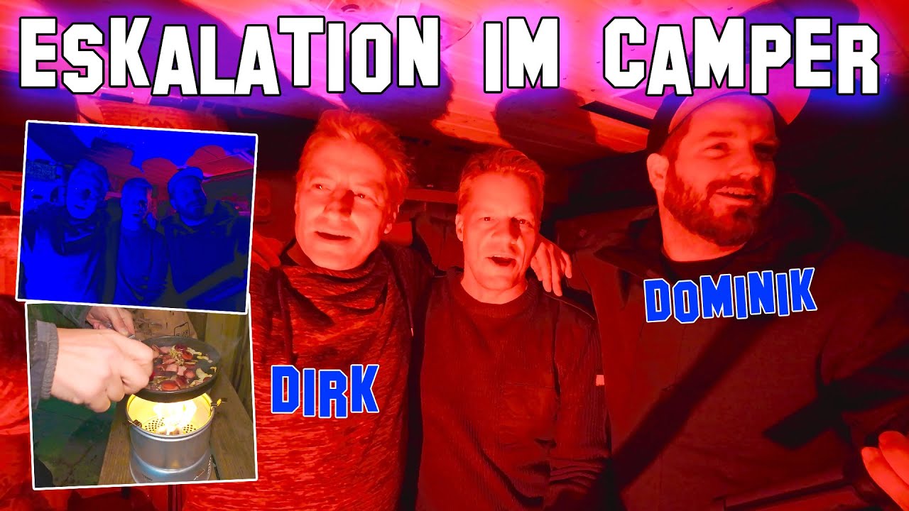 Party im Camper Van mit @DirkonTour und @Dominik - Hike & Adventure - Wandern + Kochen bei Dauerregen
