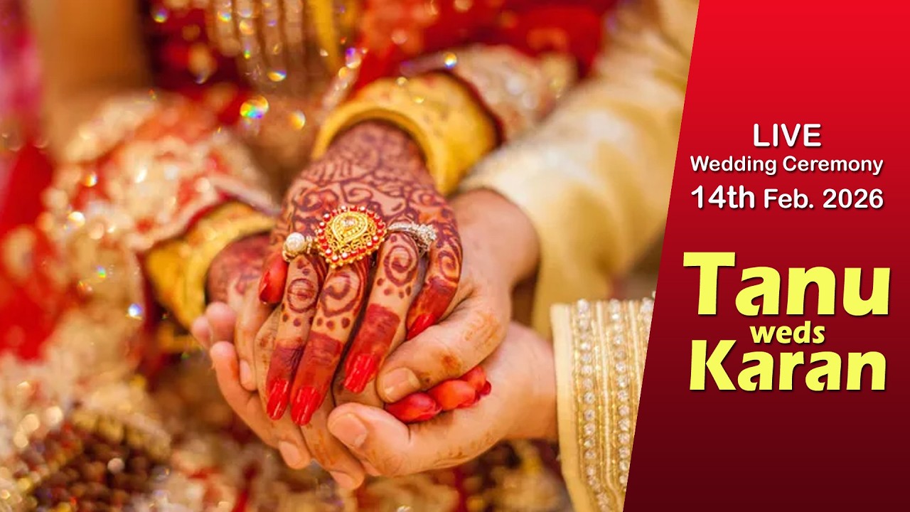 Tanu weds Karan || Live Wedding Ceremony 14.02.2026 @Live4Studio