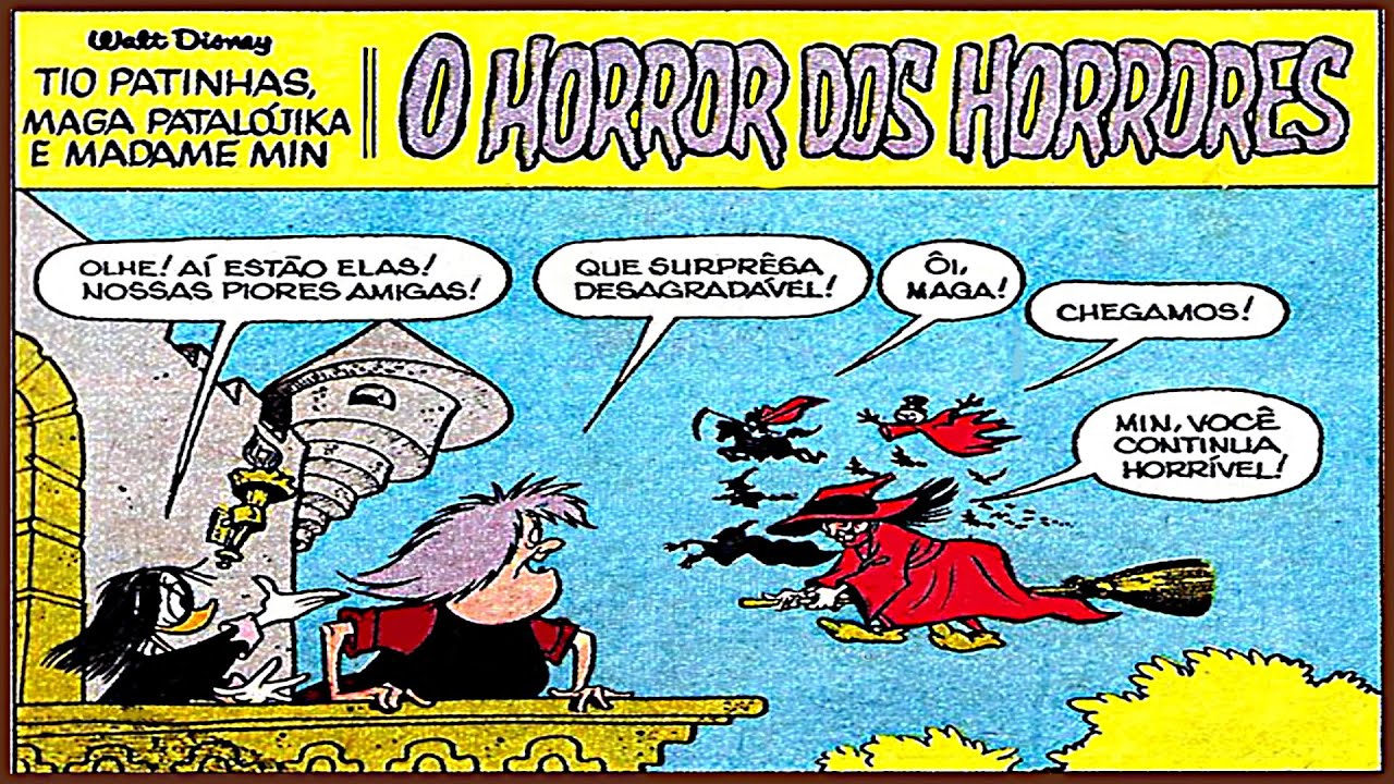 TIO PATINHAS EM - O Horror Dos Horrores | História Em Quadrinhos | Gibi Da Disney |Quadrinhos Disney