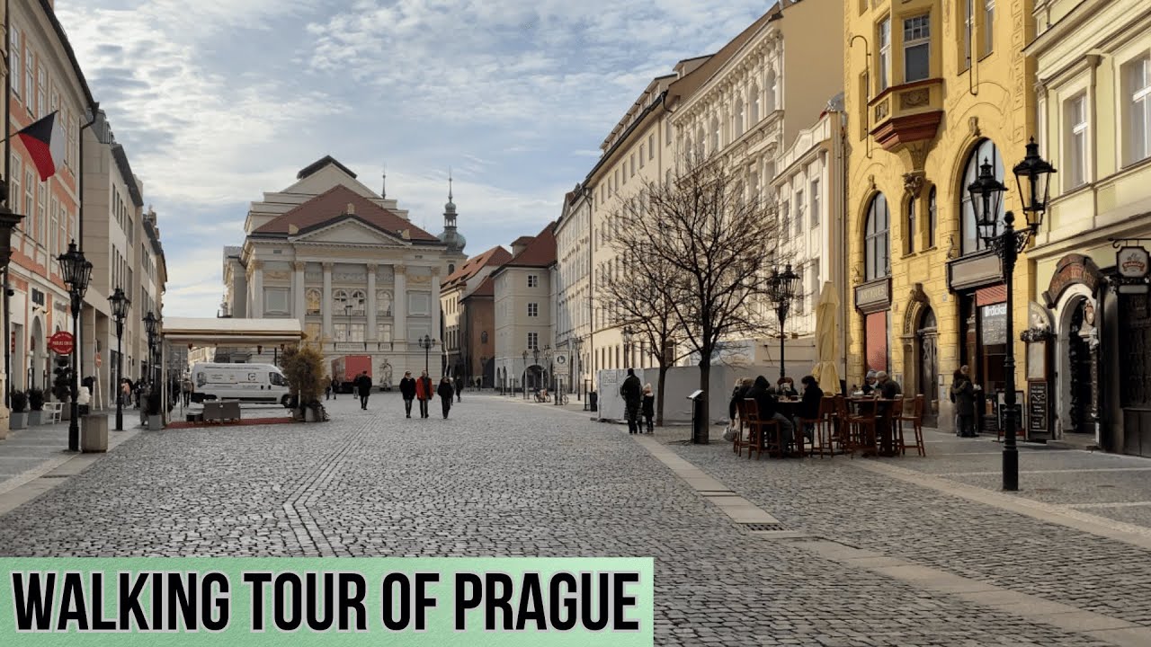 Walking tour of Prague: From Powder Tower to Havel's Market via Fruit Market Square
