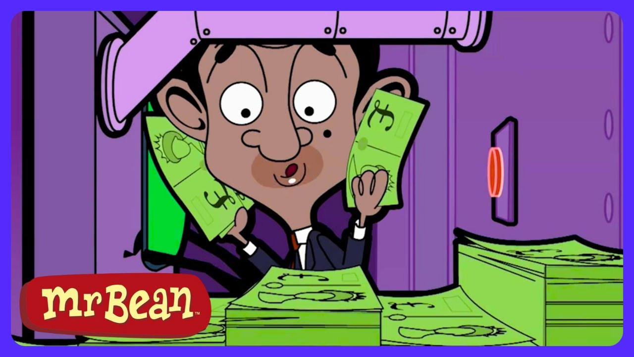 Mr. Bean - ¡Atrapado en el cajero! | Dibujos Infantiles | WildBrain Circo - Castellano