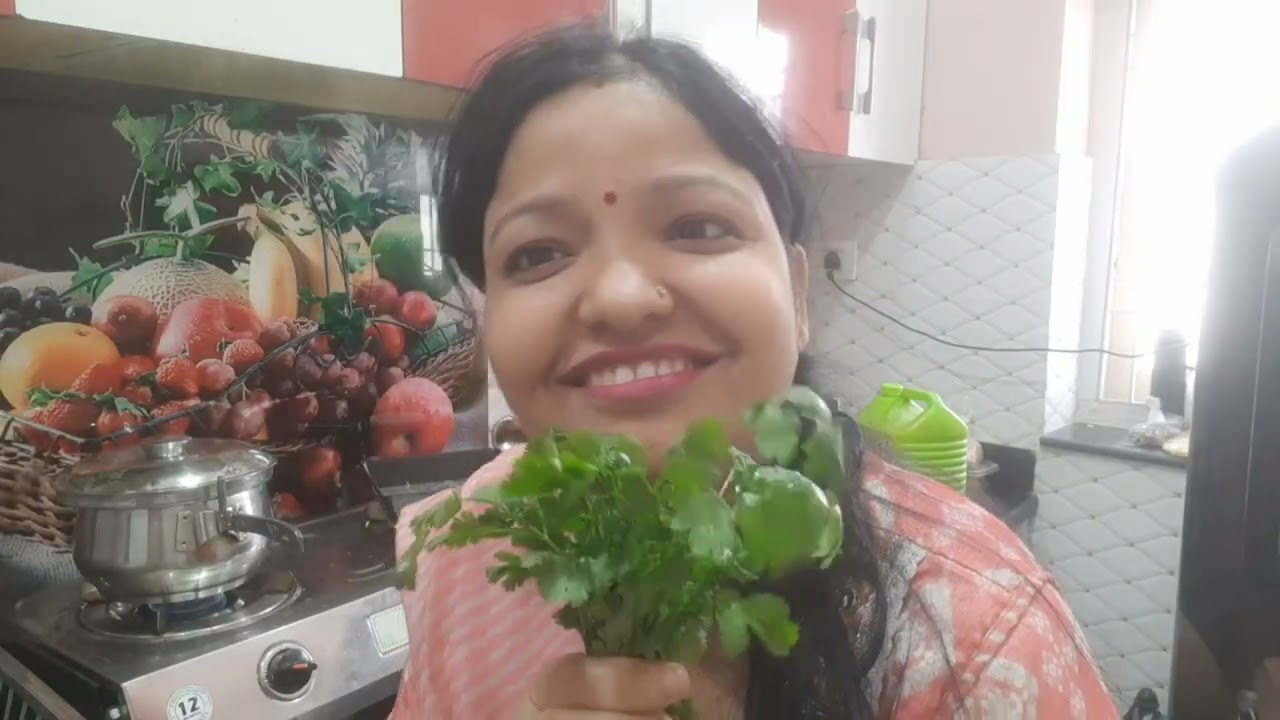 Matar and mushroom ki sabji hai taiyar😃😃🥰🥰