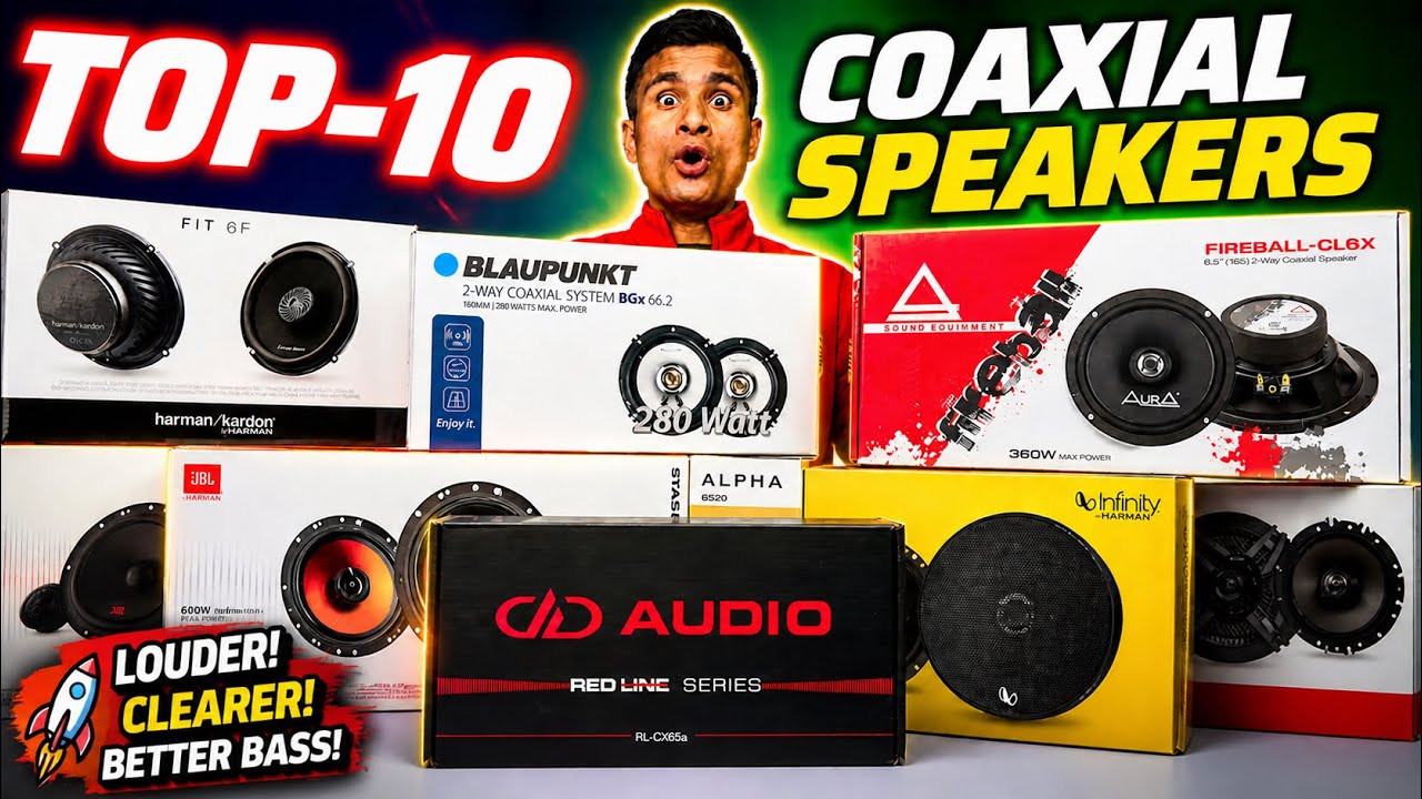 Top-10 Coaxial SPEAKERS For Car | 10 Best Speaker For Car DOOR | 6.5 Inch Coaxial Speaker For Car