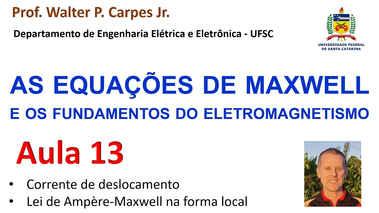 Aula 13: Corrente de deslocamento e lei da Ampère na forma local (diferencial)