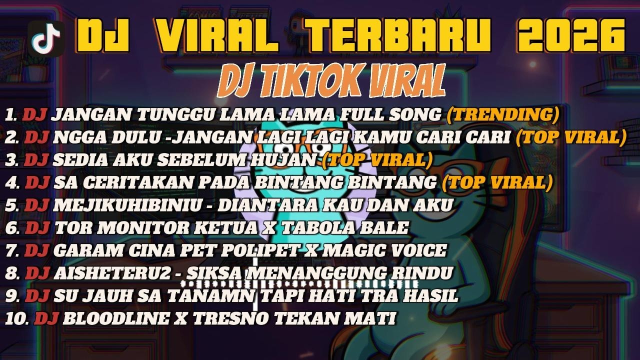 DJ VIRAL TIKTOK TERBARU 2026🎶 DJ JANGAN TUNGGU LAMA LAMA🎶DJ JANGAN LAGI LAGI KAMU CARI CARI🎶