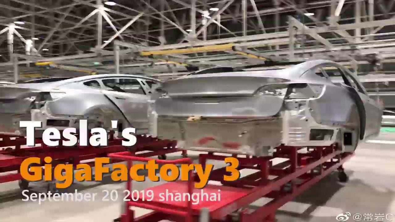 Tesla Gigafactory 3 in Shanghai Construction Update Sept  20 2019