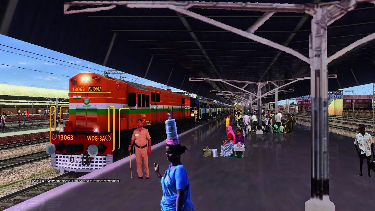 02215 Delhi Pune Superfast Express | Shortest Journey Ever | Alco Loco | MSTS! Open Rail Gameplay 