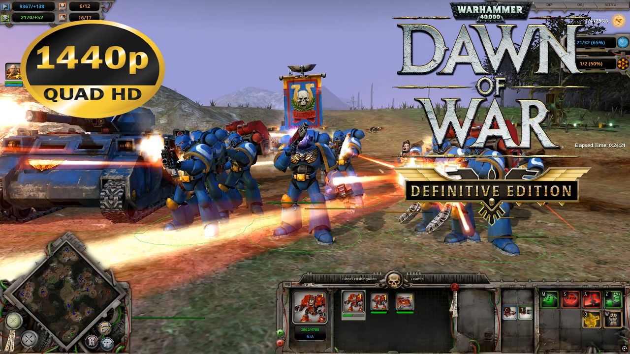 Warhammer 40,000: Dawn of War - Definitive Edition Gameplay 4v4 skirmish 2