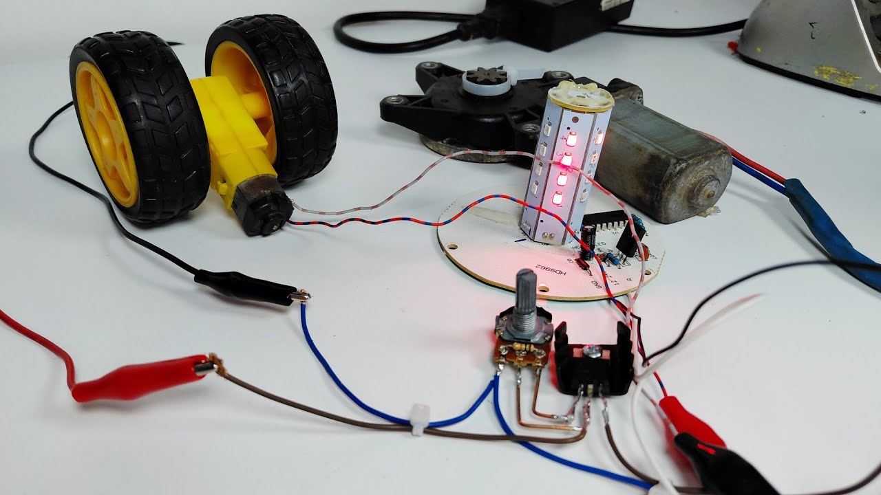 COMO FAZER UM CONTROLADOR  DE VELOCIDADE PARA CONTROLAR QUALQUER MOTOR DC COM APENAS 3 COMPONENTES