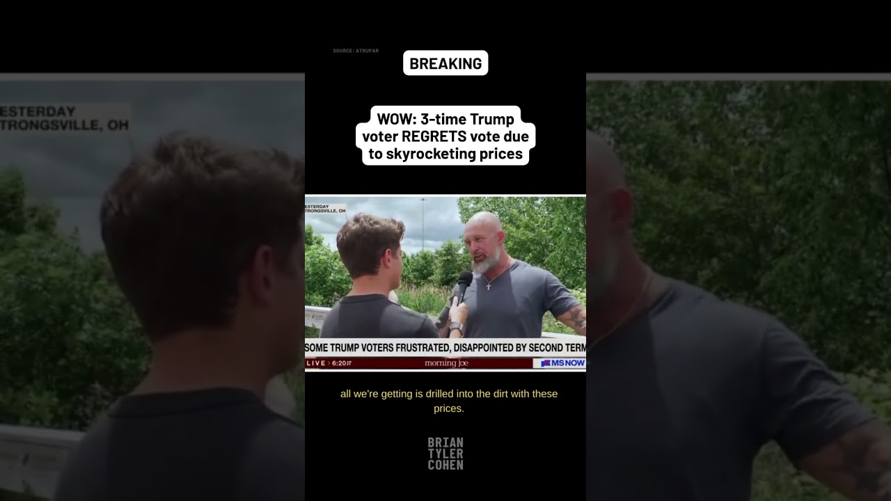 WOW: 3-time Trump voter REGRETS vote due to skyrocketing prices