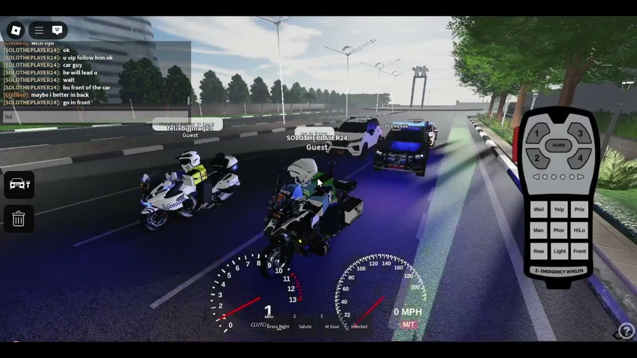 Driving in  GARASI PENGAWALAN as a VIP escort (Chillbro) Part-1