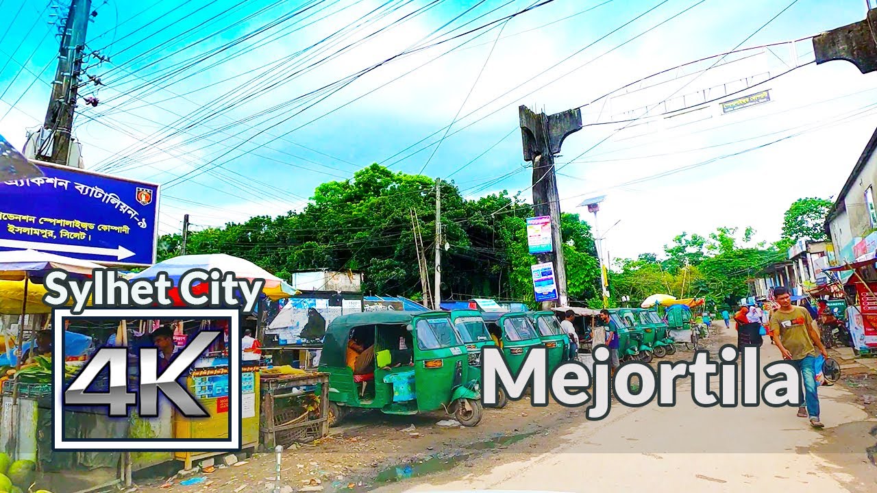 Sylhet 4K | Driving Around Mejortila Area [ Islampur - Nurpur - Islampur - Syedpur - MuhammadPur ]