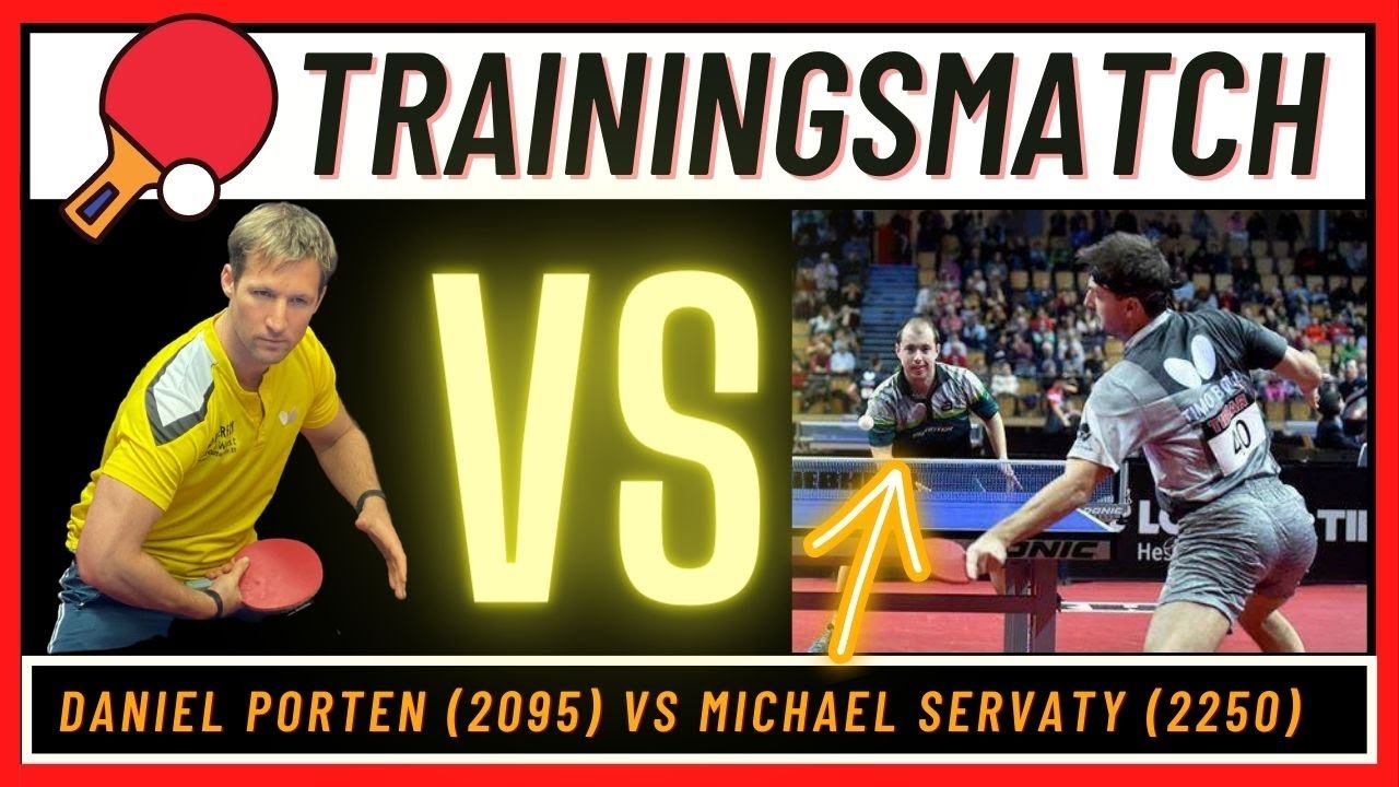 Tischtennis 🏓 Ich fordere Michi Servaty (TTR 2250) heraus 💪