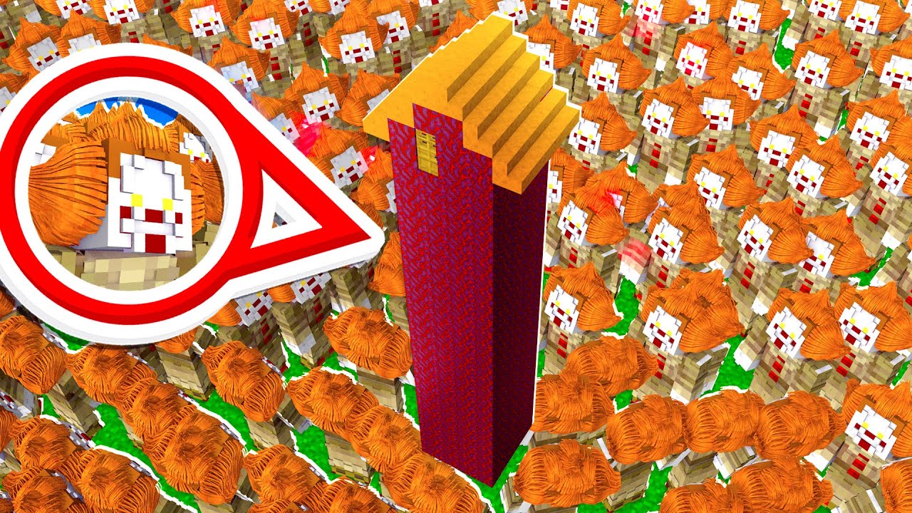 CASA NO CÉU vs 10000 PALHAÇOS DO MAL (IT A COISA) no MINECRAFT! ‹ Koow ›