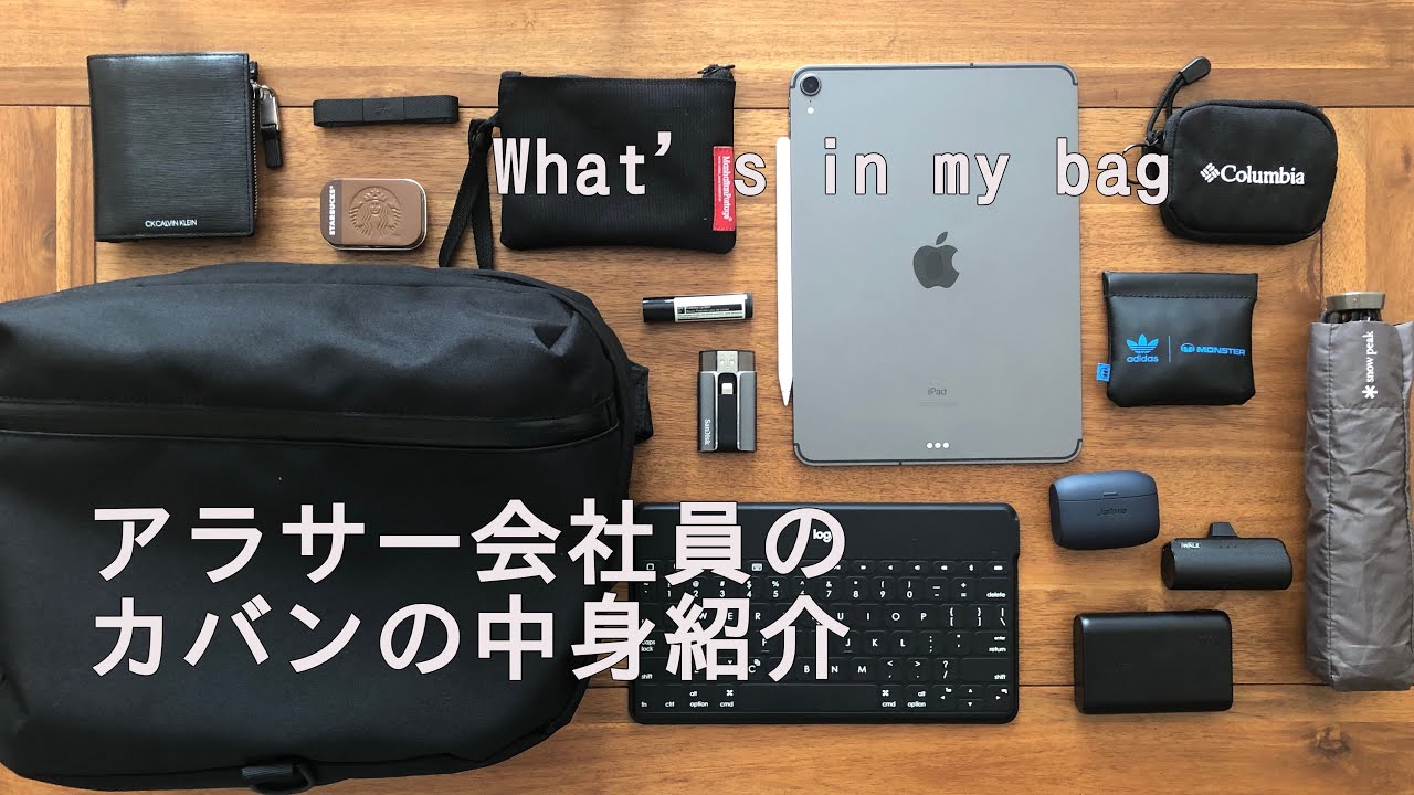 【カバンの中身】〜ボディーバッグ編〜