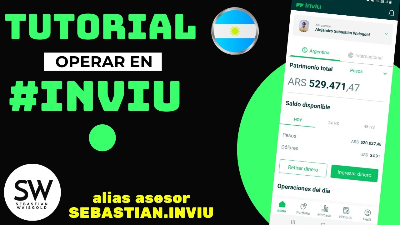 ✅ Cómo operar con la APP de INVIU  👉 Alias Asesor SEBASTIAN.INVIU