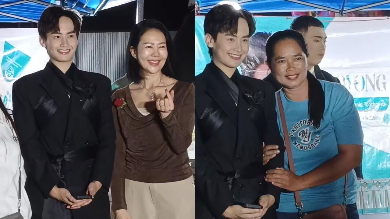 น่ารัก!! คุณแม่รักษ์มาช่วยลูกชาย “ต้าวหยอง” ขายยาสีฟันที่บู๊ทหน้าเวที กำลังใจพี่น้องศรีสะเกษ