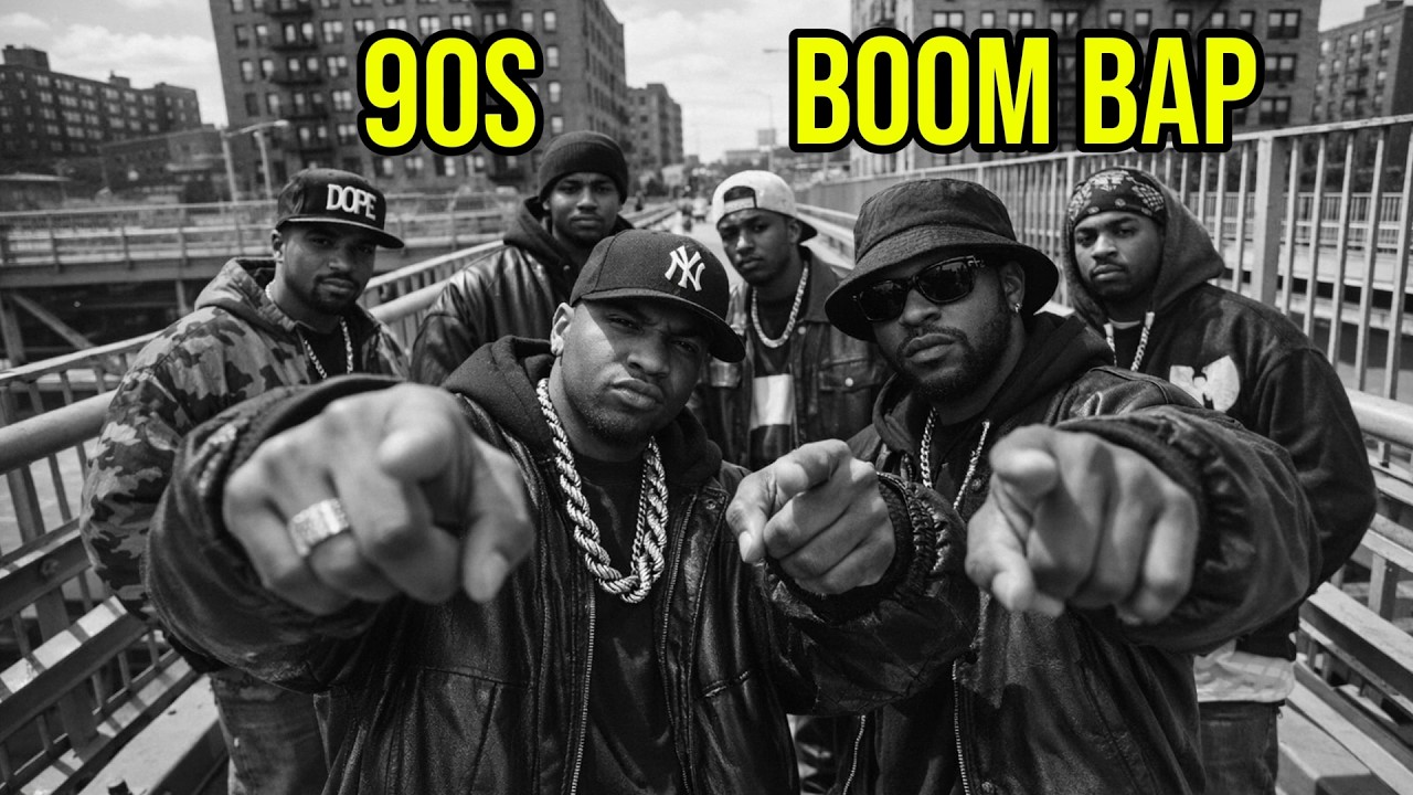 [Playlist] 90s Boom Bap Raw Cypher Vibes – Dusty Soul, Gritty Bass