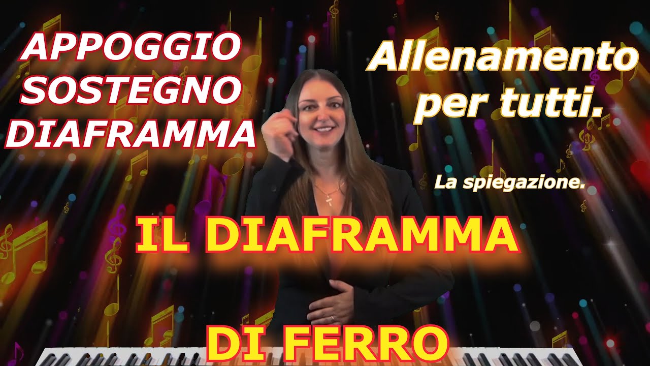 62 - DIAFRAMMA DI FERRO come allenare il diaframma, appoggio, sostegno, spiegazione. #diaframma