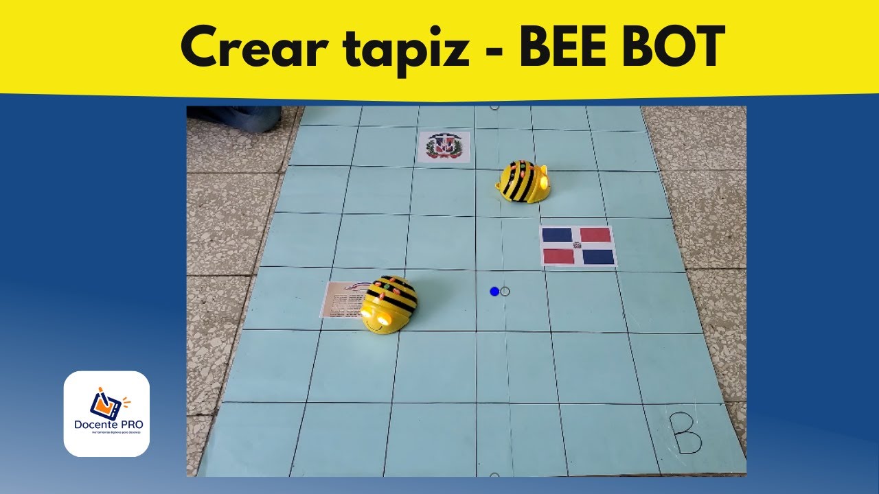 Crea TAPÍZ personalizado BEE BOT | Programar BEE BOT