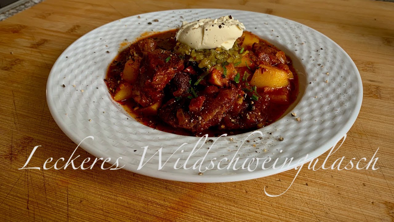 Leckeres Wildschweingulasch  #WildaufWild #Gulasch #hunting #cooking #Jagd #Waidmannsheil